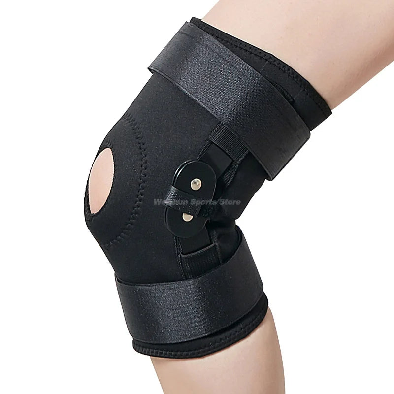 Orthopädische Pro-Hinge™ Meniskusbandage mit seitlichen Stabilizatoren - Knieschutz bei Gelenkschmerzen, Bänderverletzungen, Arthrose, Sportstütze und ACL-Rehabilitation