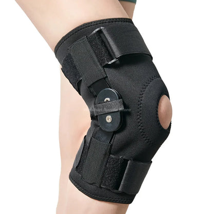 Orthopädische Pro-Hinge™ Meniskusbandage mit seitlichen Stabilizatoren - Knieschutz bei Gelenkschmerzen, Bänderverletzungen, Arthrose, Sportstütze und ACL-Rehabilitation