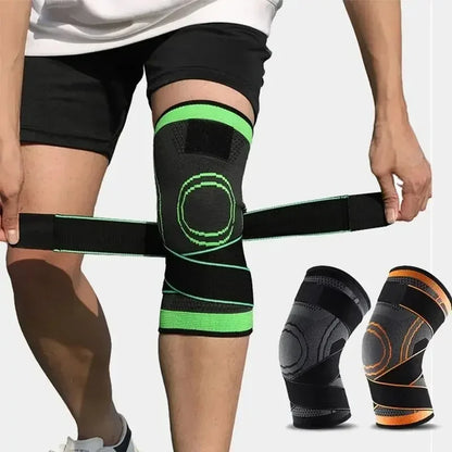 Kompressionskniebandage ProFit-X mit Verstellbaren Riemen – Sportstütze zum Laufen, Training und Täglichen Gebrauch, Unisex
