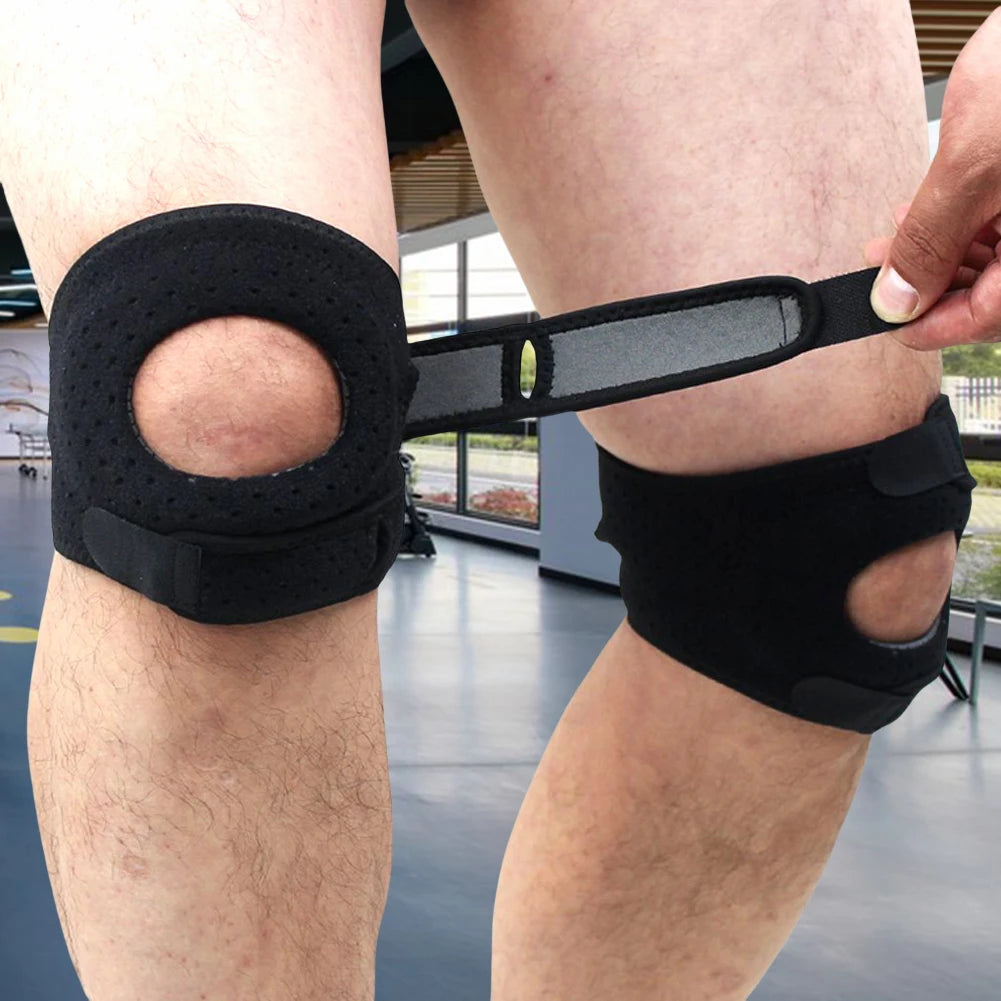 Sportkniebandage ProFlex 360 - Verstellbarer Kompressionsgurt für das Knie, Unterstützung für die Kniescheibe und Sehne, Linderung bei Arthritis, Bänderverletzungen und Gelenkbeschwerden
