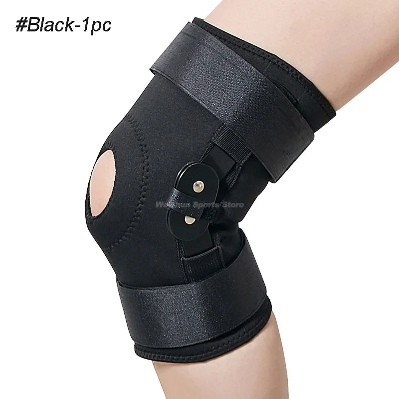 Orthopädische Pro-Hinge™ Meniskusbandage mit seitlichen Stabilizatoren - Knieschutz bei Gelenkschmerzen, Bänderverletzungen, Arthrose, Sportstütze und ACL-Rehabilitation