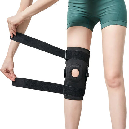 Orthopädische Pro-Hinge™ Meniskusbandage mit seitlichen Stabilizatoren - Knieschutz bei Gelenkschmerzen, Bänderverletzungen, Arthrose, Sportstütze und ACL-Rehabilitation