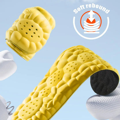 CloudFit Pro 4D – Sporteinlagen mit Federung (Herren und Damen) | Technologie zur Stoßdämpfung mit PU-Sohle | Atmungsaktives und rutschfestes orthopädisches Design 4D für Laufen und den täglichen Gebrauch