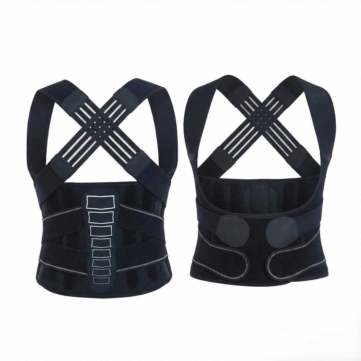 Corrector de Postura Modelo ProFit-X para Hombres y Mujeres – Faja Ajustable de Espalda, Soporte de Hombros, Enderezador de Espalda Alta y Media